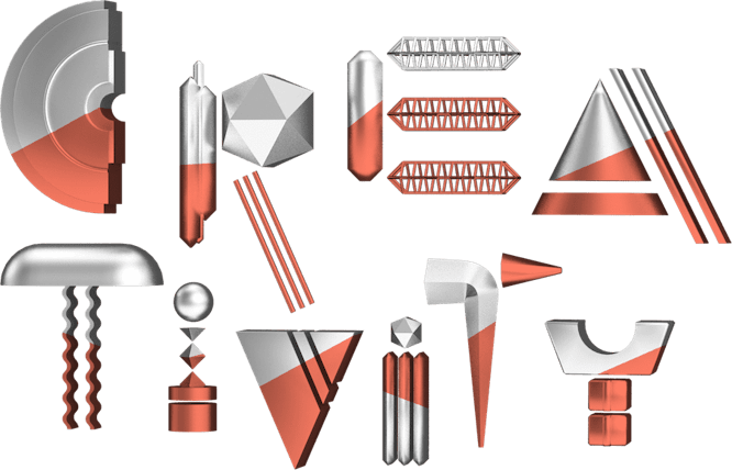 The word creativity in block letters.